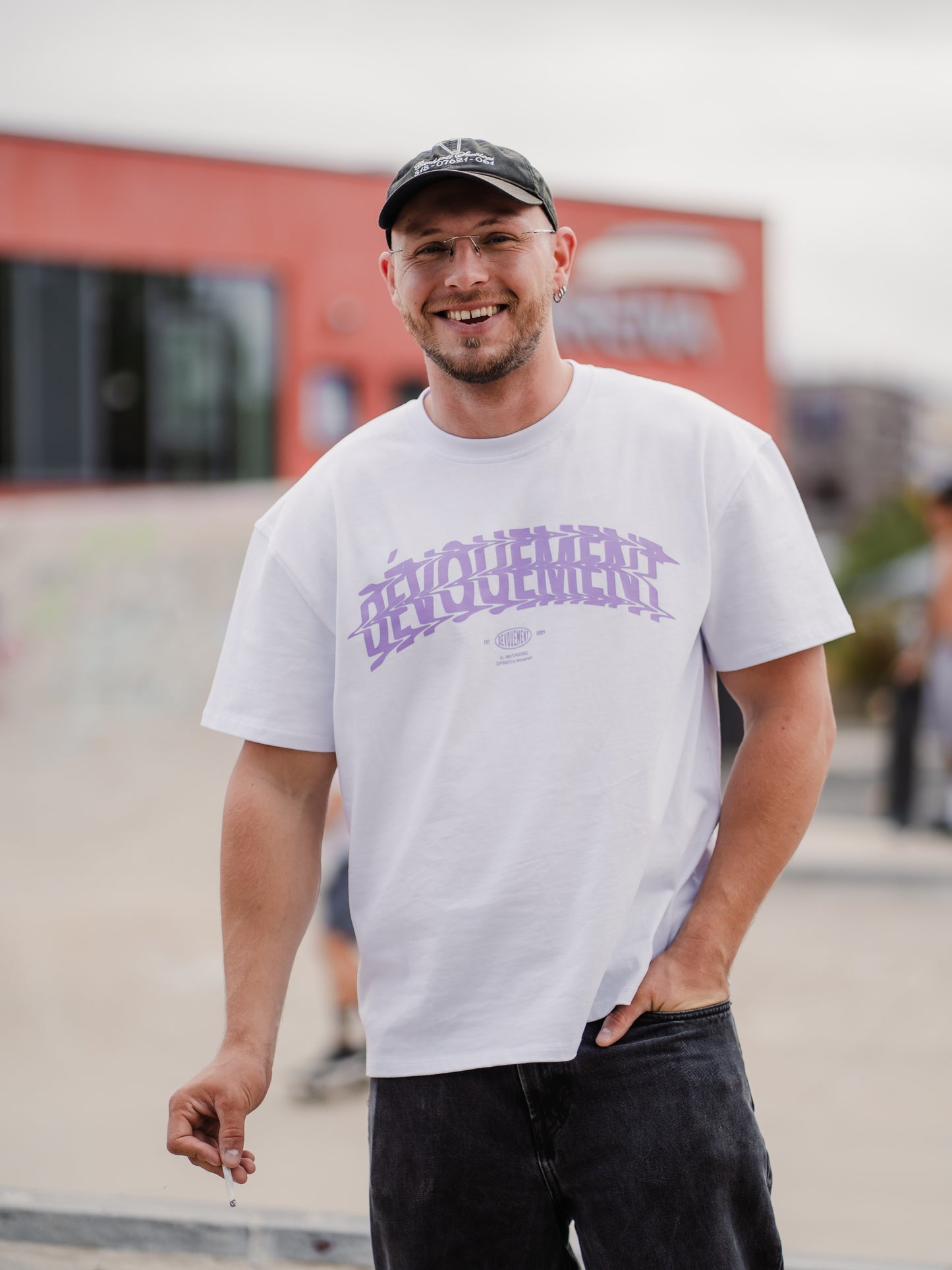 Curved Logo Tee